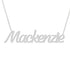 Gold Name Necklace - Mackenzie
